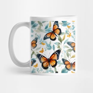 Monarch Butterflies Watercolor 13 Mug